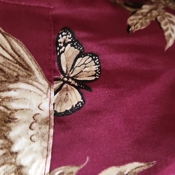 Banana Republic Burgundy Long Sleeve Top #075 - Picture 3 of 6